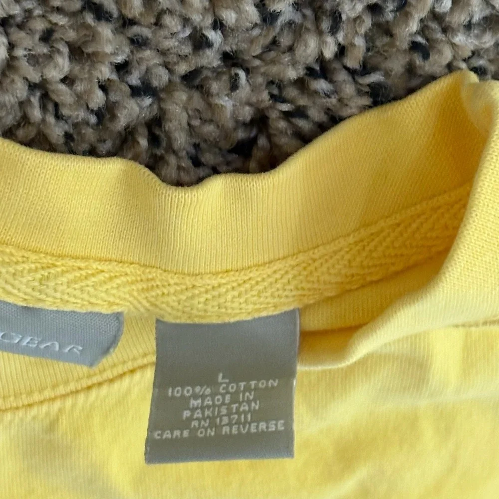 Fieldgear Blank Yellow T-Shirt with Chest Pocket Men's‎ L Relaxed